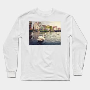 magnificent swans Long Sleeve T-Shirt